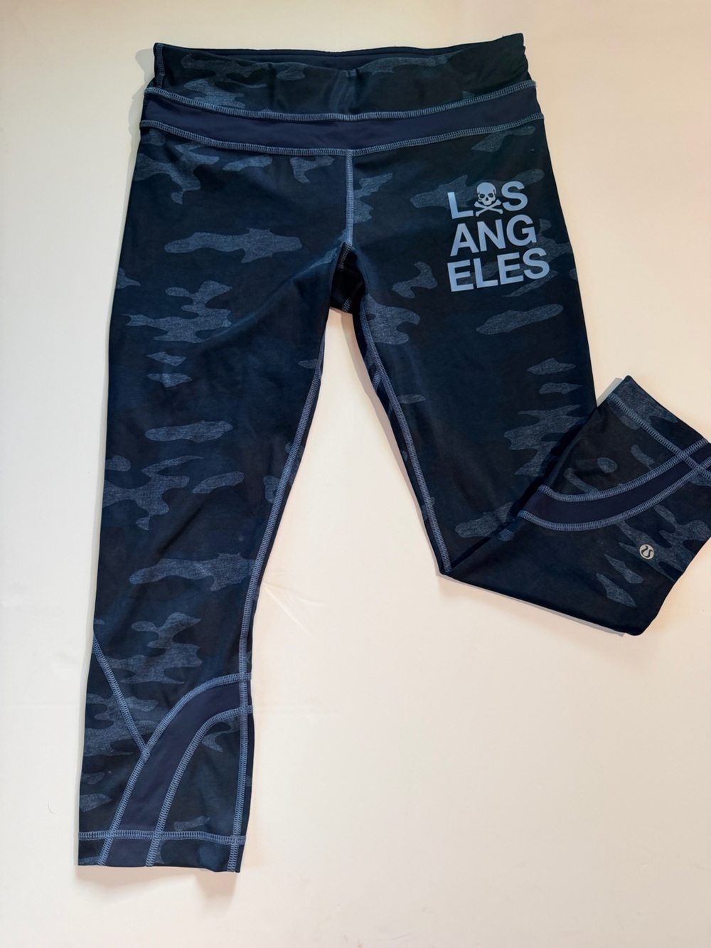 lululemon athletica Black Navy Camo Los Angeles Leggings